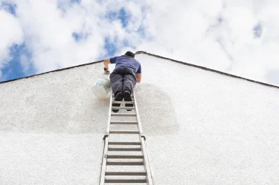 Peinture extérieure à Espelette — façades et ravalement